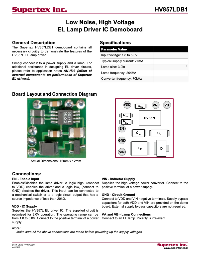 Image de la première page du manuel de l'appareil HV857LDB1