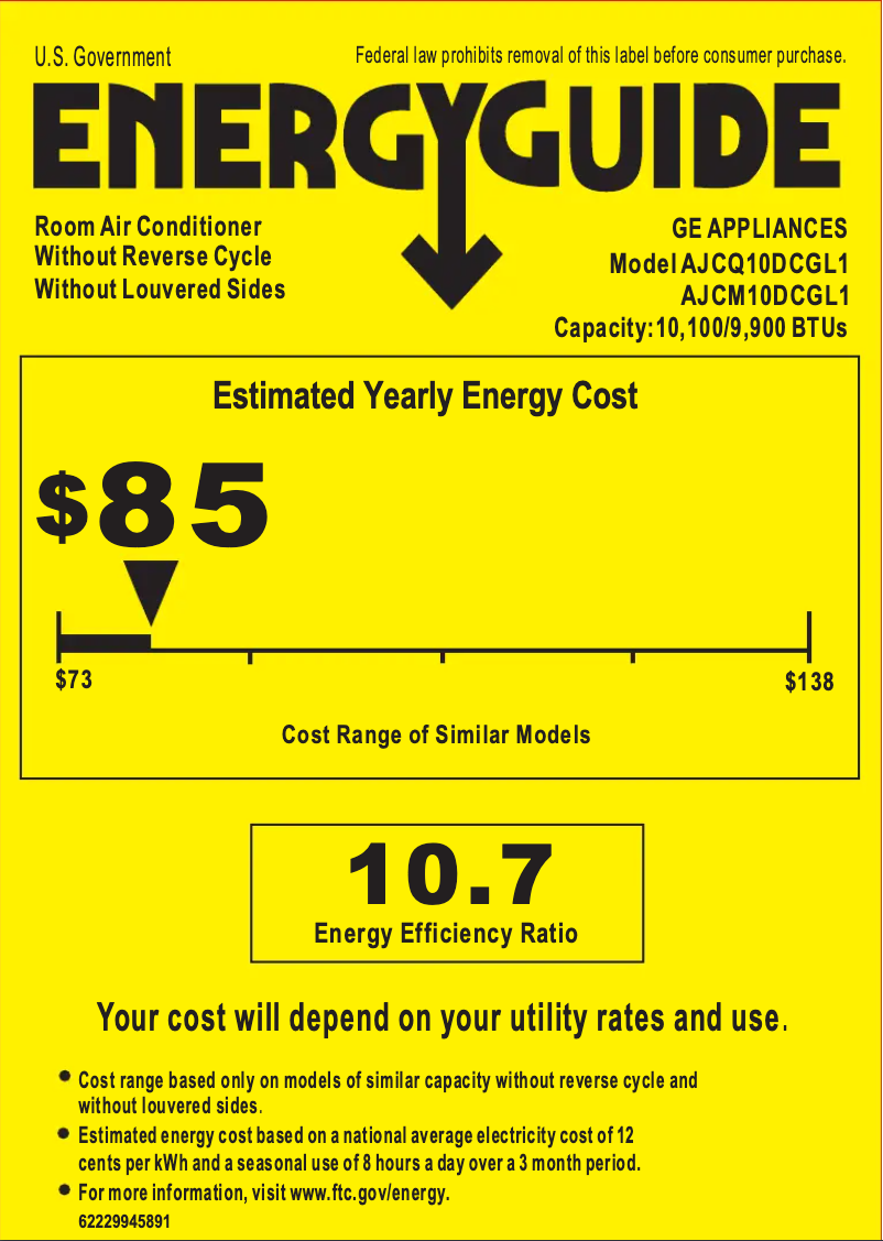 Image de la première page du manuel de l'appareil AJCQ10DCG