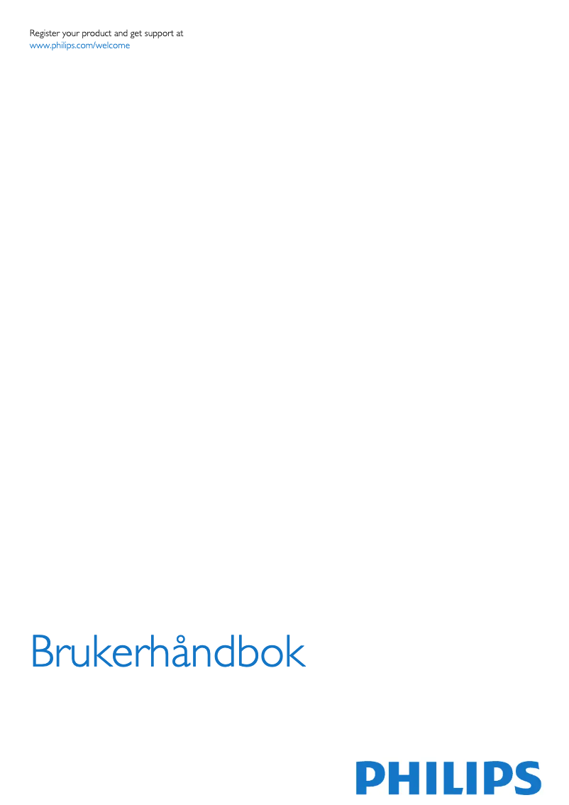 Page 1 de la notice Manuel utilisateur Philips 50PFH4319