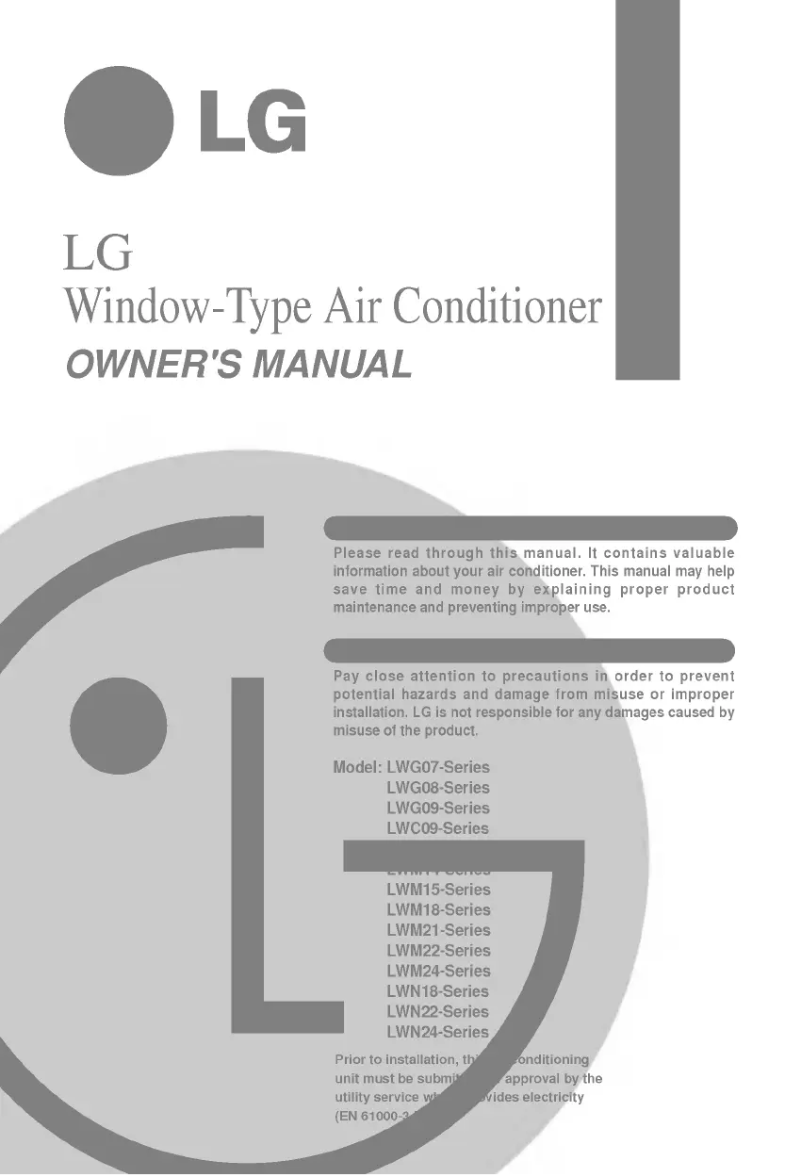 Page n°1 - Manuel utilisateur LG LWC1264QAG