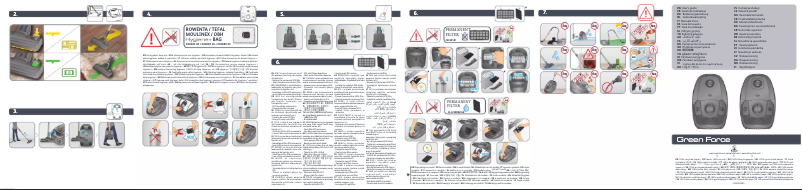 Page 1 de la notice Manuel utilisateur Rowenta Green Force Silence RO6164