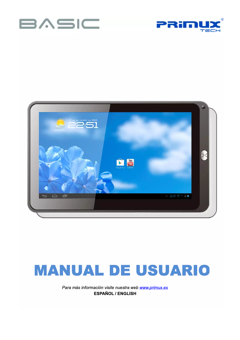 Página 1 del manual Manual de usuario Primux Basic 10
