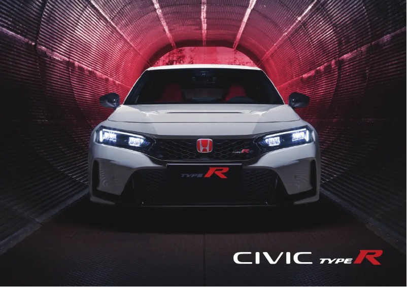 Image de la première page du manuel de l'appareil Civic Type R (2023)