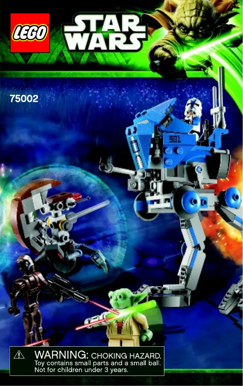 Image de la première page du manuel de l'appareil Star Wars 75002