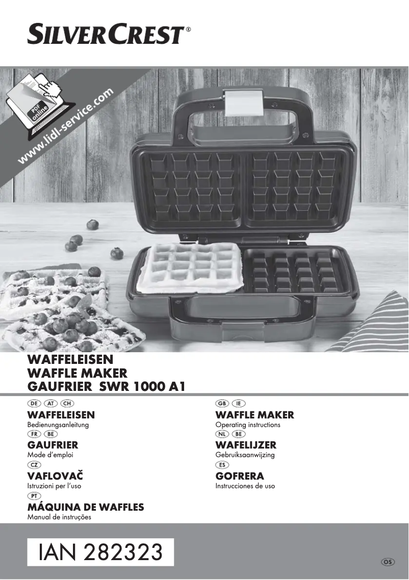 Page n°1 - Manuel utilisateur SilverCrest SWR 1000 A1