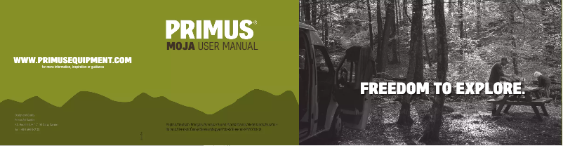 Página 1 del manual Manual de usuario Primus Moja