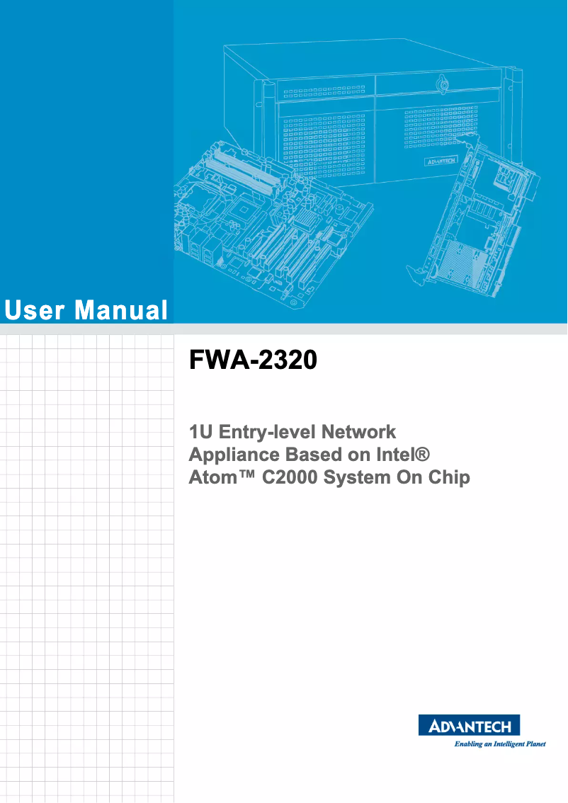 Page 1 de la notice Manuel utilisateur Advantech FWA-2320