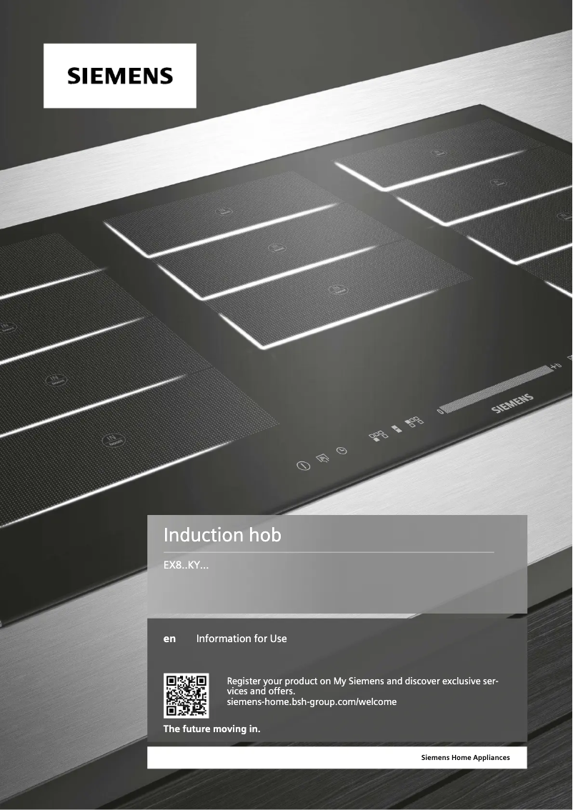 Page n°1 - Manuel utilisateur Siemens EX875KYV1E