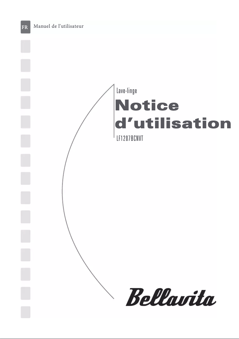 Image de la première page du manuel de l'appareil LF 1207 BCN VT