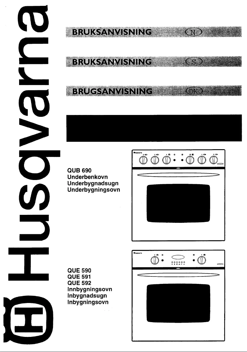 Page 1 of the manual User Manual Husqvarna QUE590X