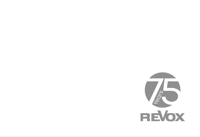 Page n°1 - Brochure Revox Elegance G120