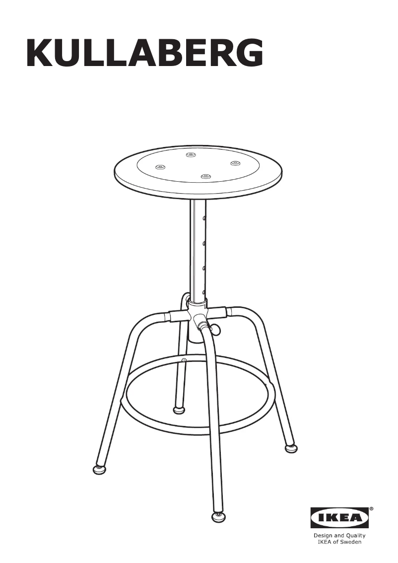 Página 1 del manual Manual de usuario Ikea KULLABERG 303.636.50