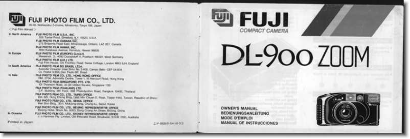 Imagen de la primera página del manual del dispositivo DL-900 Zoom