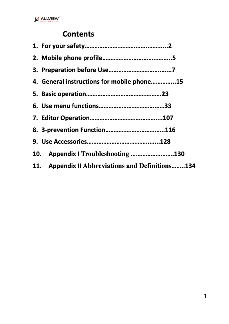 Page n°1 - Manuel utilisateur Allview S1 Titan