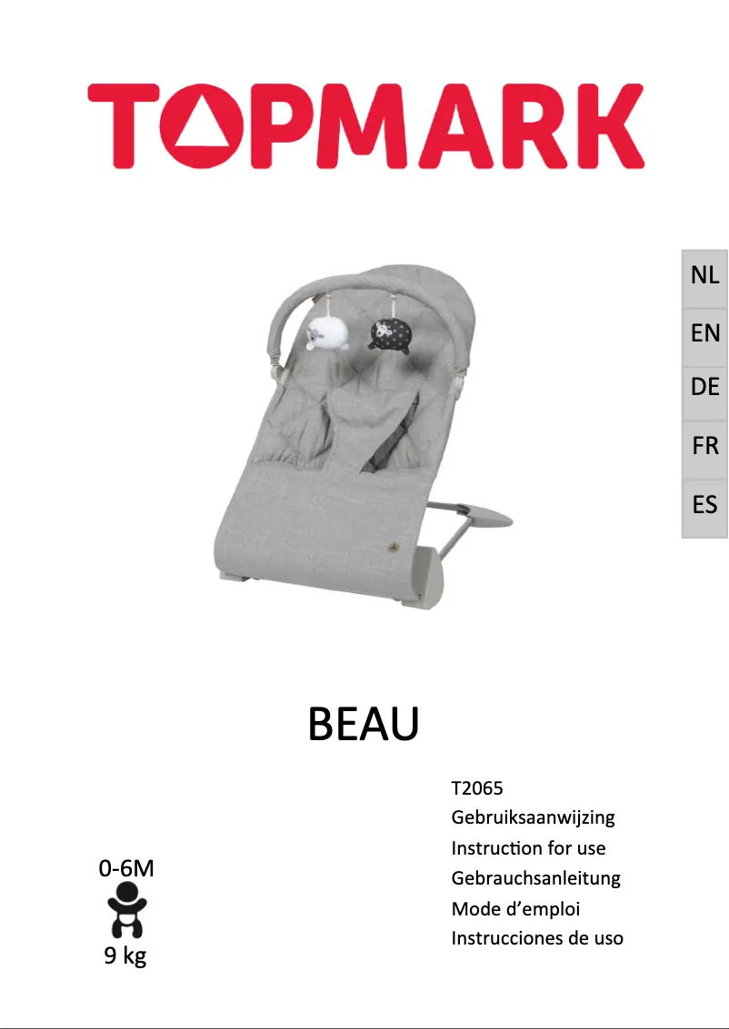 Page 1 de la notice Manuel utilisateur Topmark Beau