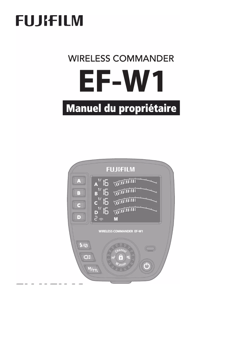 Página 1 del manual Manual de usuario Fujifilm EF-W1