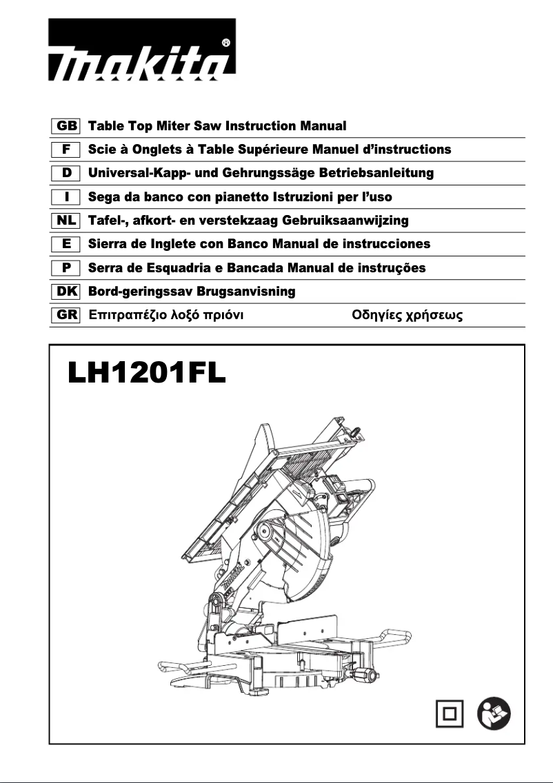 Page n°1 - Manuel utilisateur Makita LH1201FL
