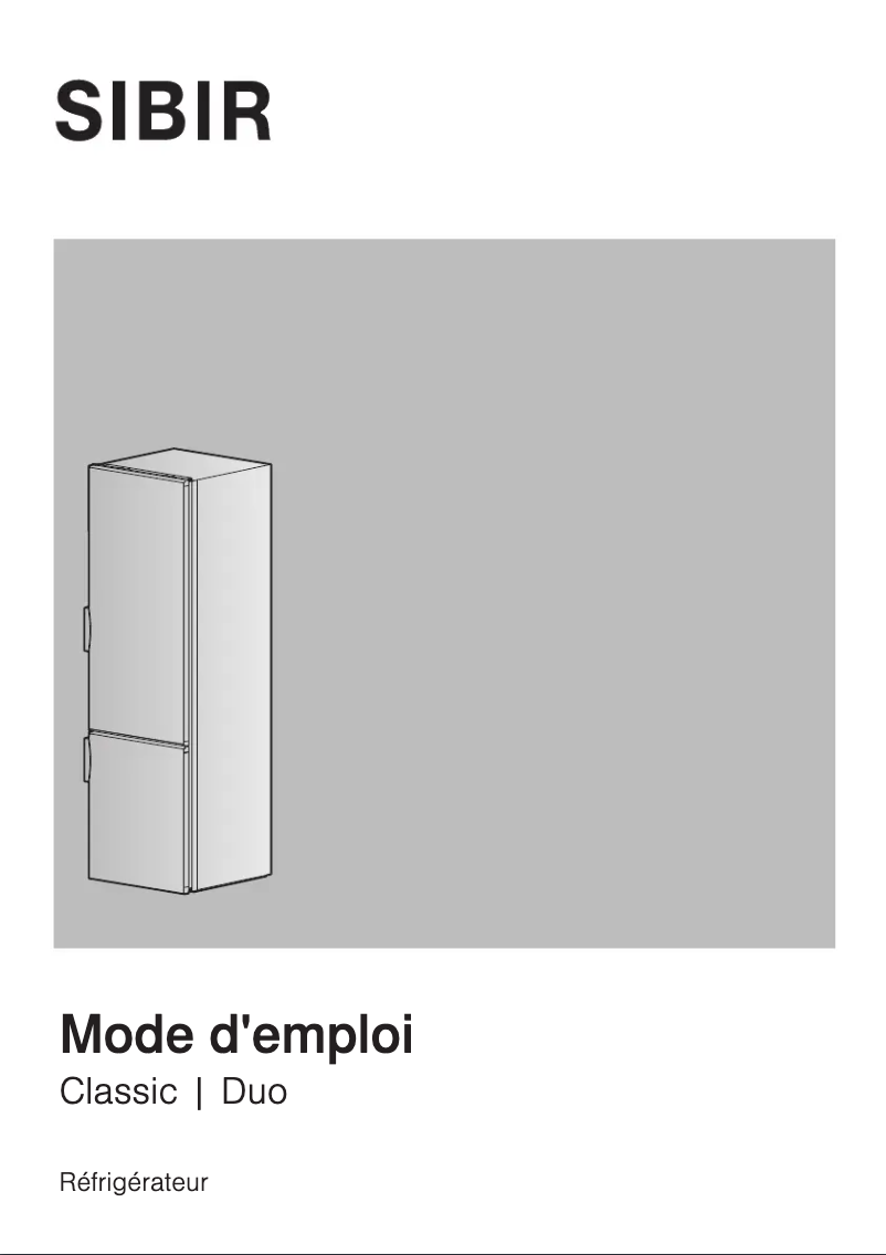 Image de la première page du manuel de l'appareil Duo/60