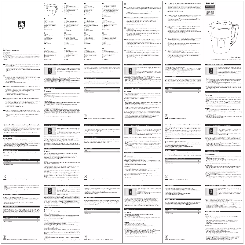 Page 1 de la notice Manuel utilisateur Philips AWP2900