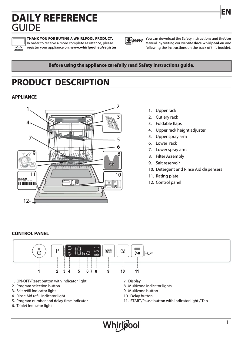 Image de la première page du manuel de l'appareil WIC 3C26 F