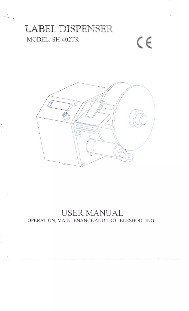 Image de la première page du manuel de l'appareil SH-402TR