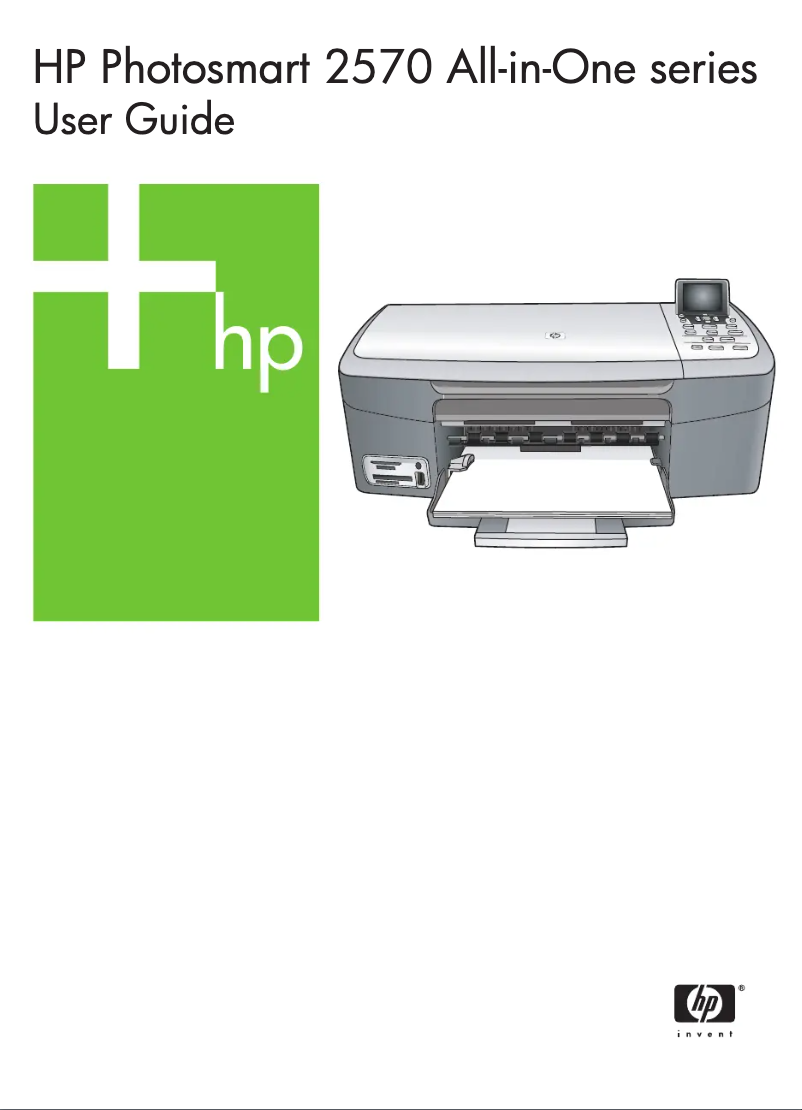 Image de la première page du manuel de l'appareil Photosmart 2575