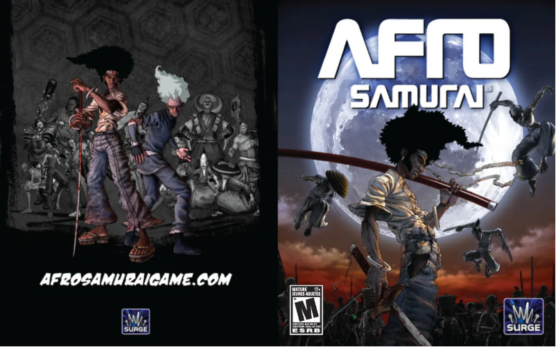Image de la première page du manuel de l'appareil Afro Samurai (PS3)