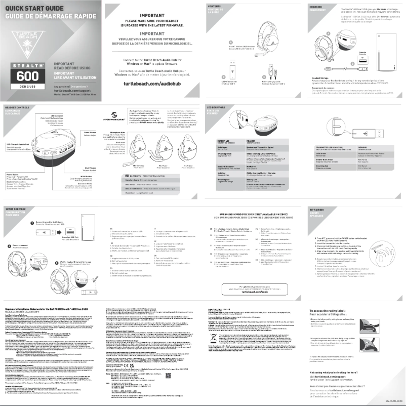 Página 1 del manual Manual de usuario Roccat Stealth 600 Gen 2 USB