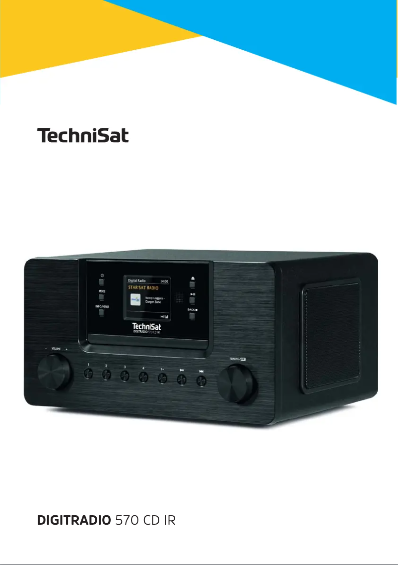 Image de la première page du manuel de l'appareil DigitRadio 570 CD IR
