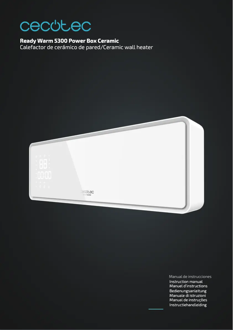 Page n°1 - Manuel utilisateur Cecotec Ready Warm 5300 Power Box Ceramic