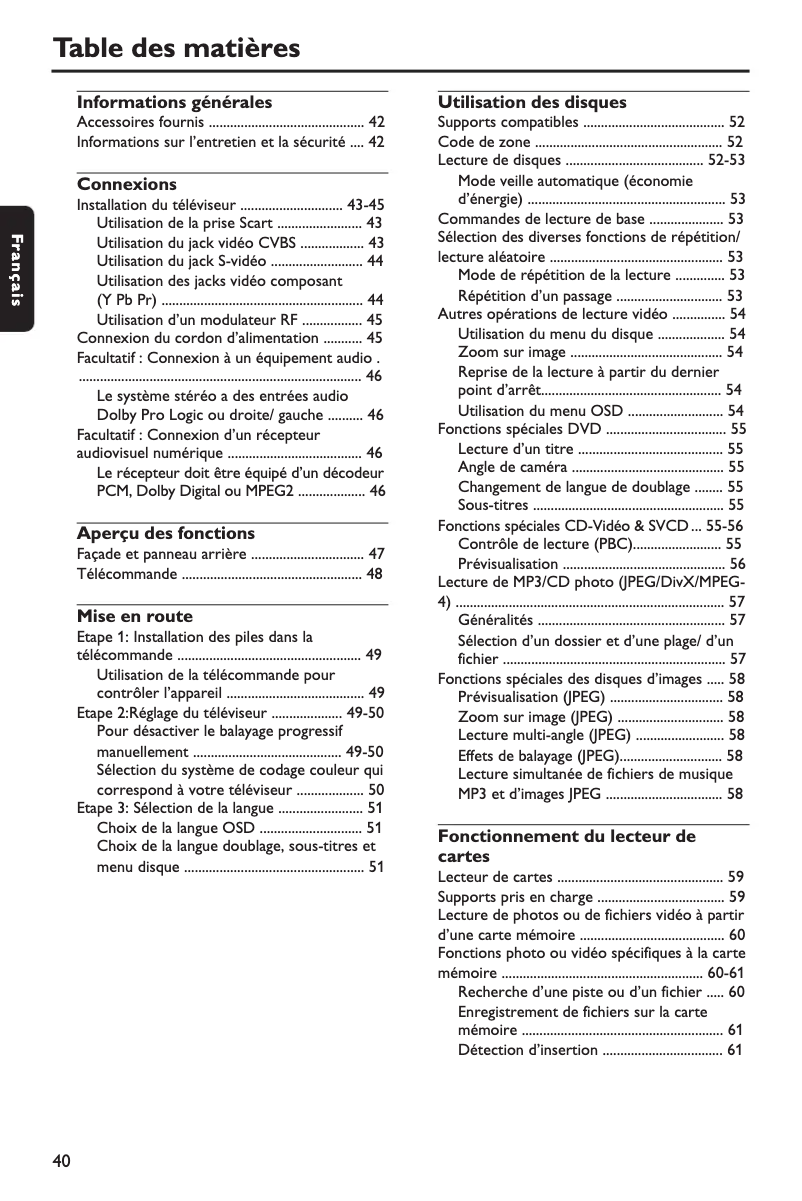 Imagen de la primera página del manual del dispositivo DVP3882