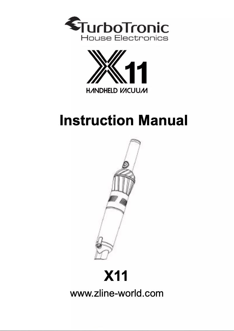Page n°1 - Manuel utilisateur TurboTronic X11
