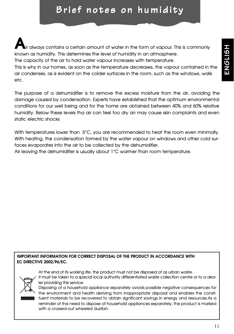 Page 1 de la notice Manuel utilisateur DeLonghi DEM 8.5