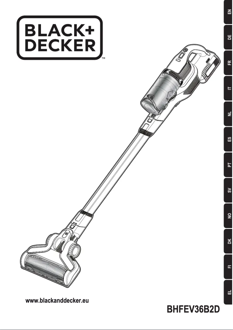 Page n°1 - Manuel utilisateur Black & Decker BHFEV36B2D