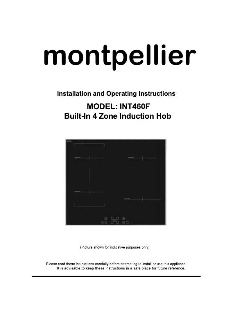 Page n°1 - Manuel utilisateur Montpellier INT460F