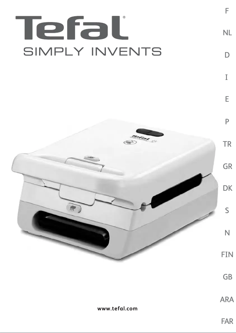 Page 1 de la notice Manuel utilisateur Tefal Simply Invents SW323812