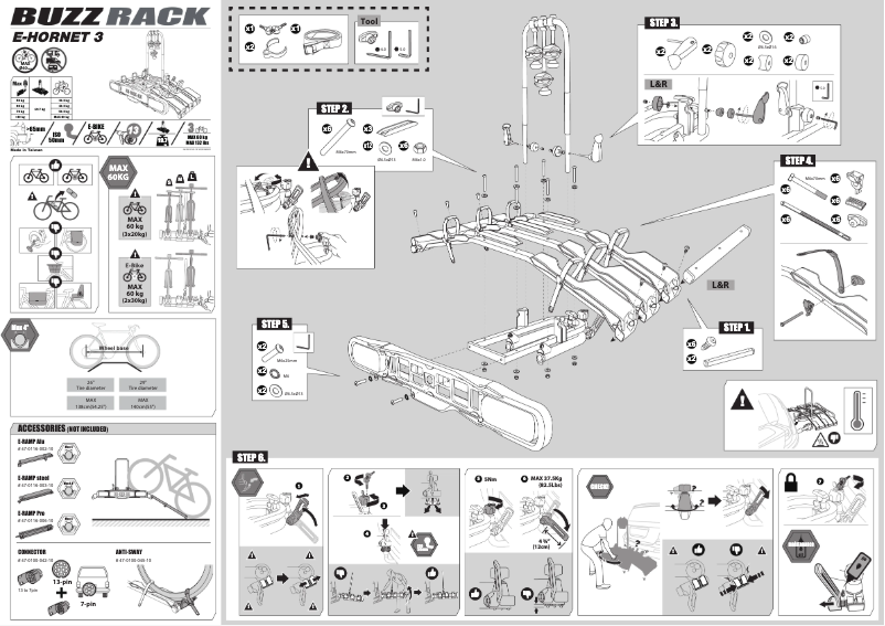 Page 1 de la notice Manuel utilisateur Buzz Rack E-Hornet 3