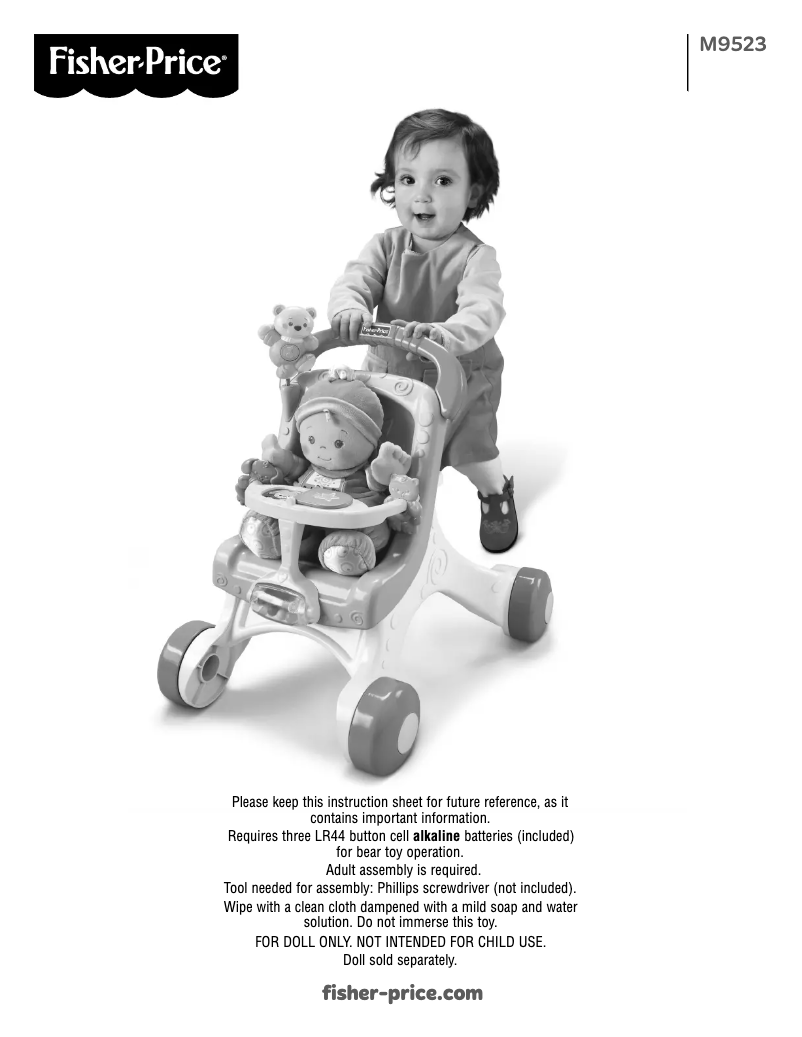 Page n°1 - Manuel utilisateur Fisher Price Brilliant Basics M9523