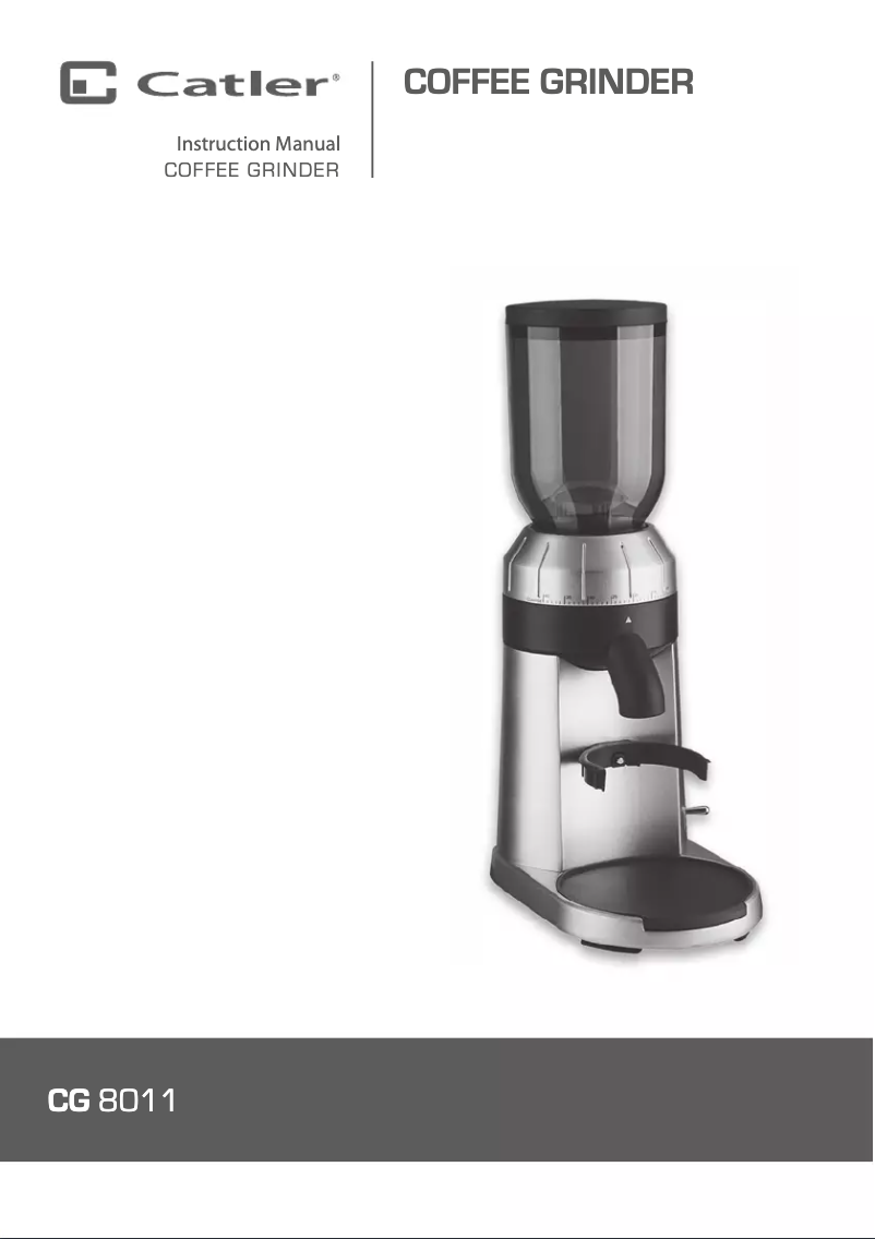 Page 1 de la notice Manuel utilisateur Catler CG 8011