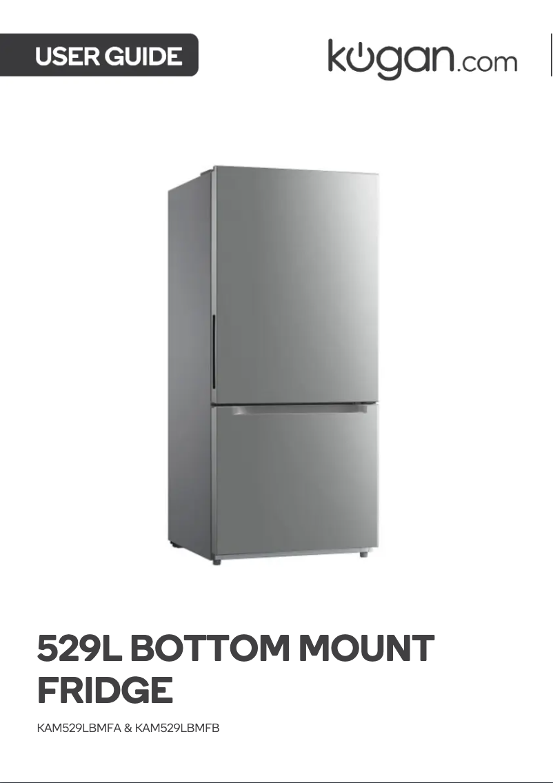 Page 1 de la notice Manuel utilisateur Kogan KAM529LBMFB