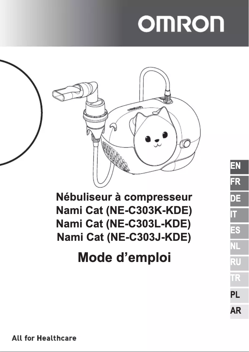 Image de la première page du manuel de l'appareil Nami Cat