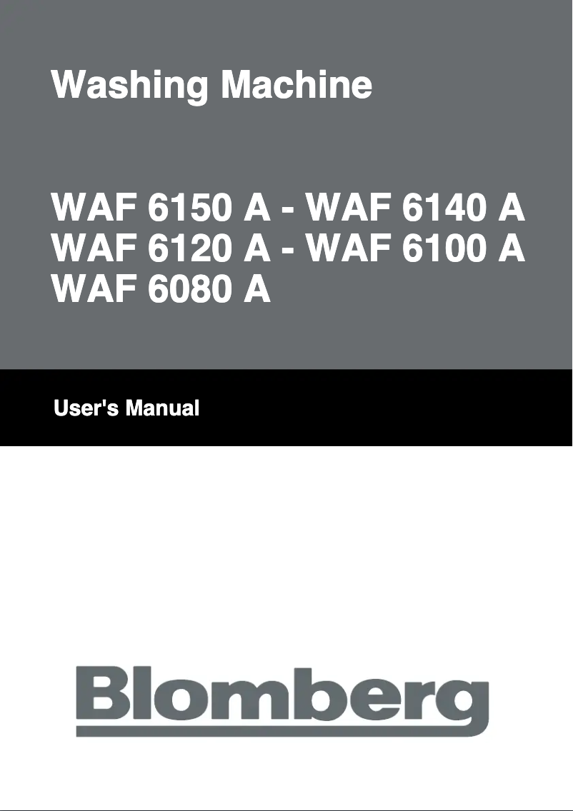 Image de la première page du manuel de l'appareil WAF 6100 A