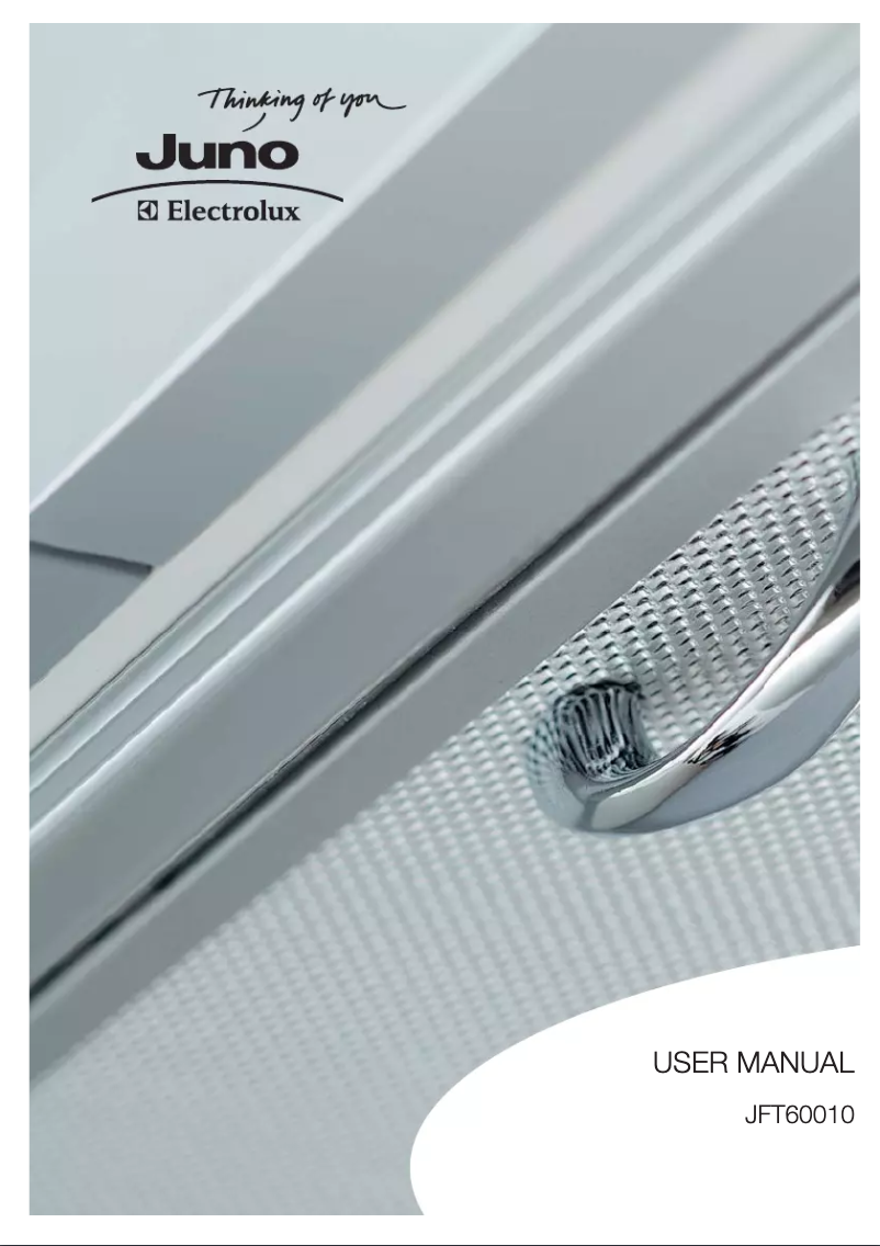 Page n°1 - Manuel utilisateur Juno Electrolux JFT60010W