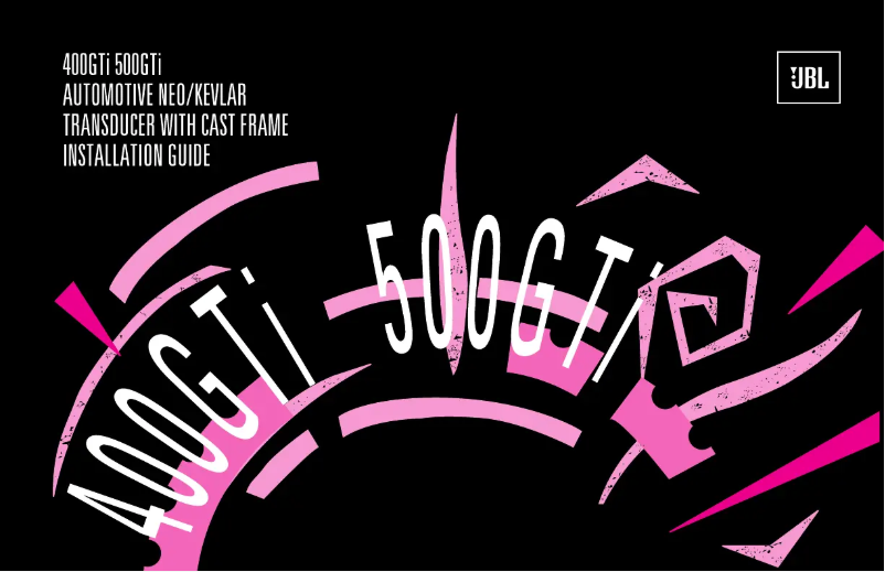 Image de la première page du manuel de l'appareil 400GTi