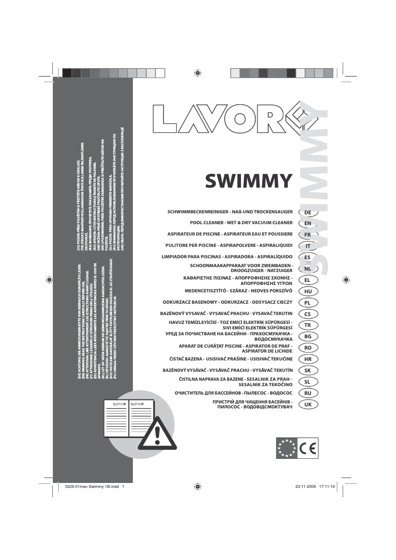 Page 1 de la notice Manuel utilisateur Lavorwash SWIMMY