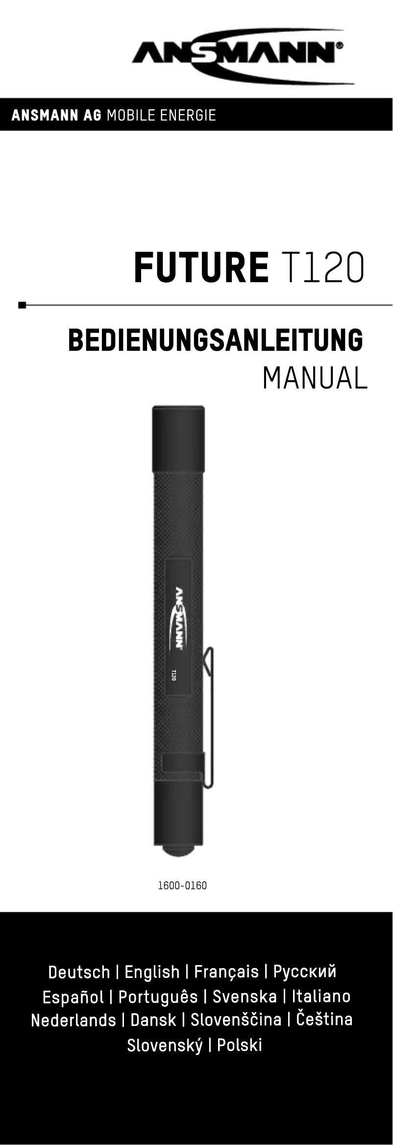 Image de la première page du manuel de l'appareil FUTURE T120