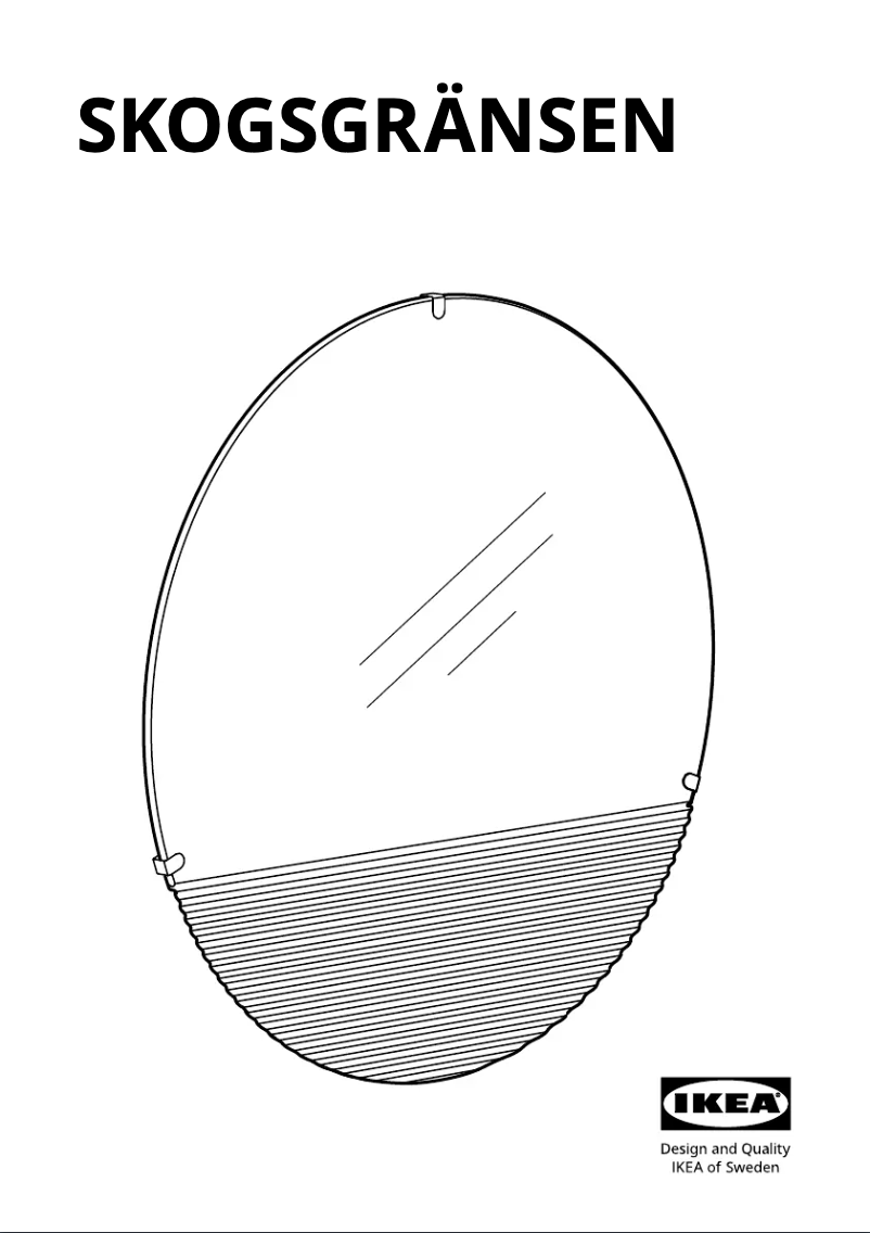 Image de la première page du manuel de l'appareil SKOGSGRÄNSEN 205.419.12