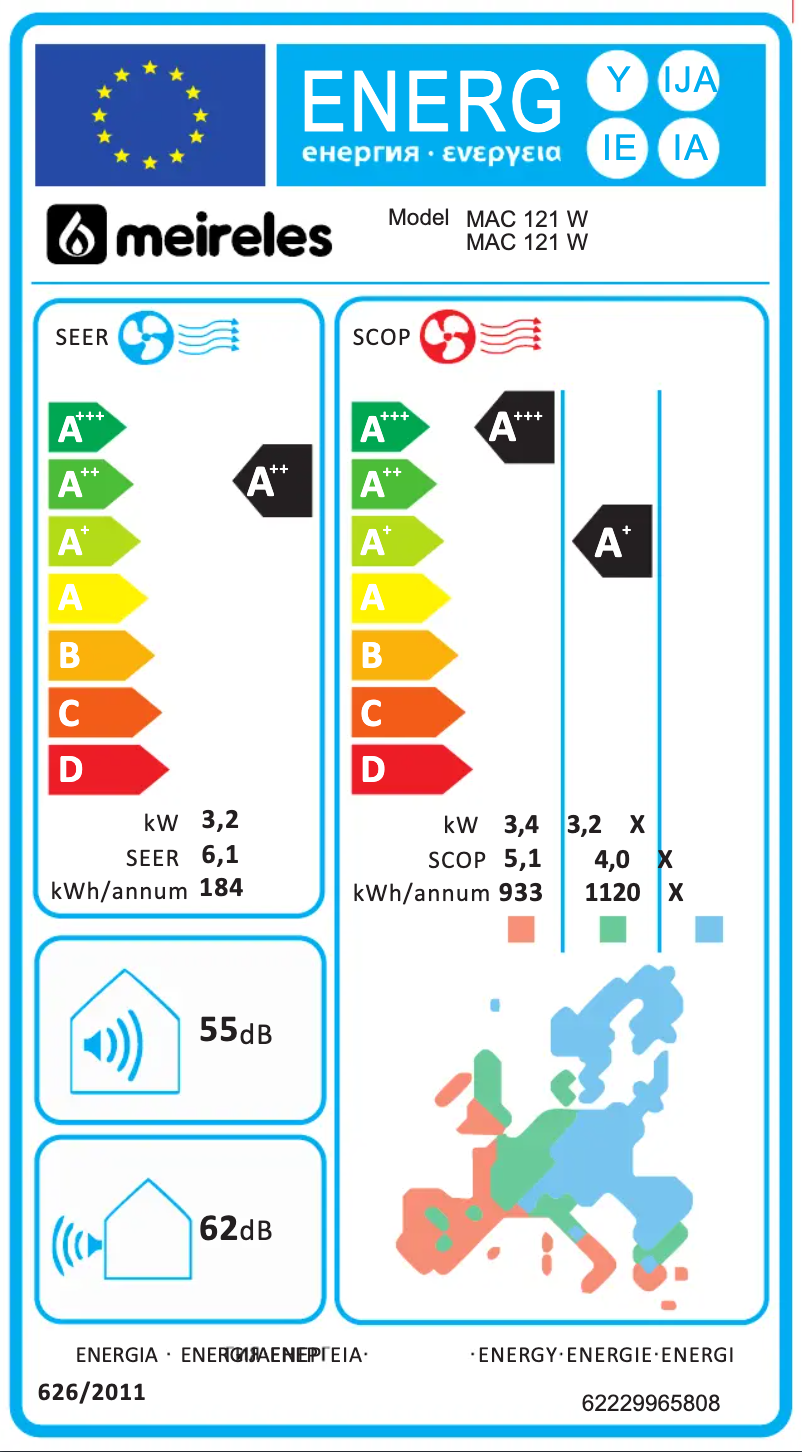 Image de la première page du manuel de l'appareil MAC 121 W