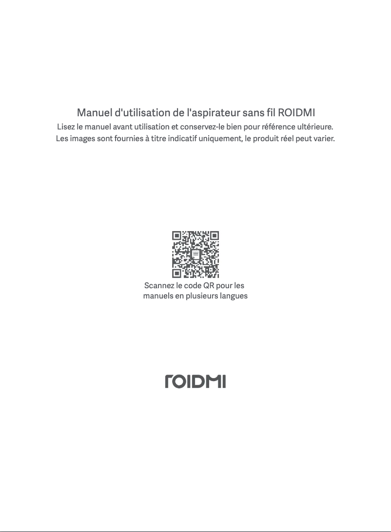 Page n°1 - Manuel utilisateur Roidmi S1E