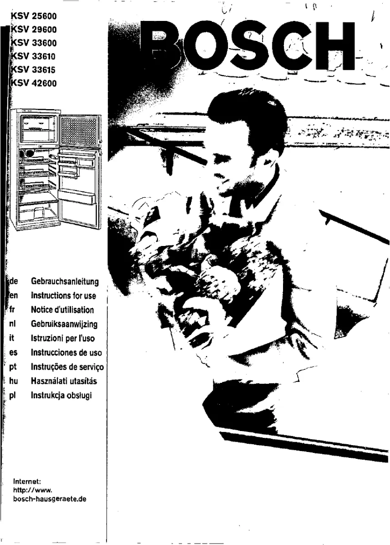 Page 1 de la notice Manuel utilisateur Bosch KSV33615